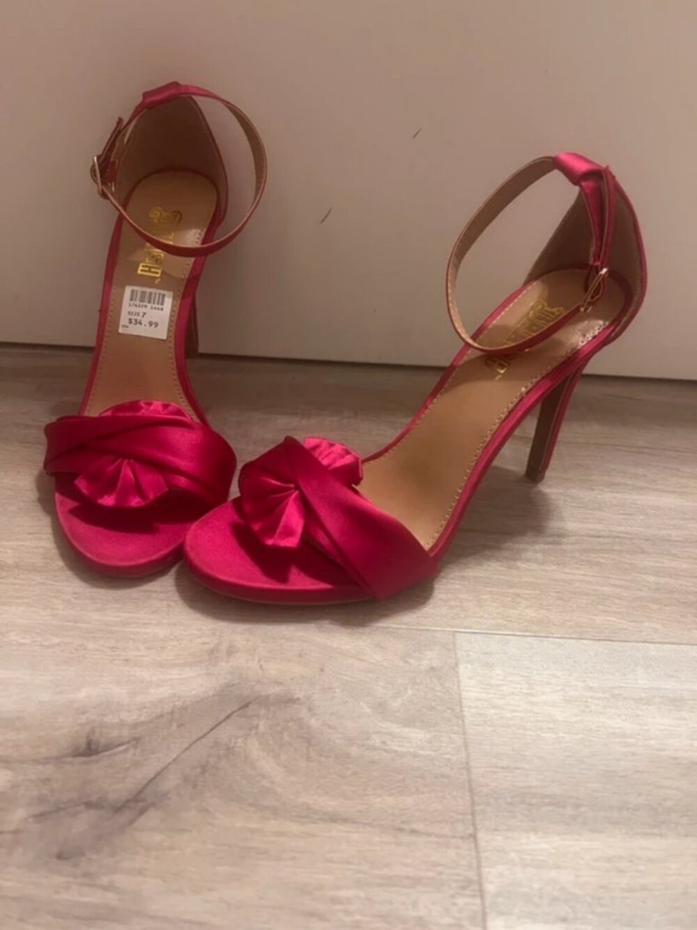 Pink high heels